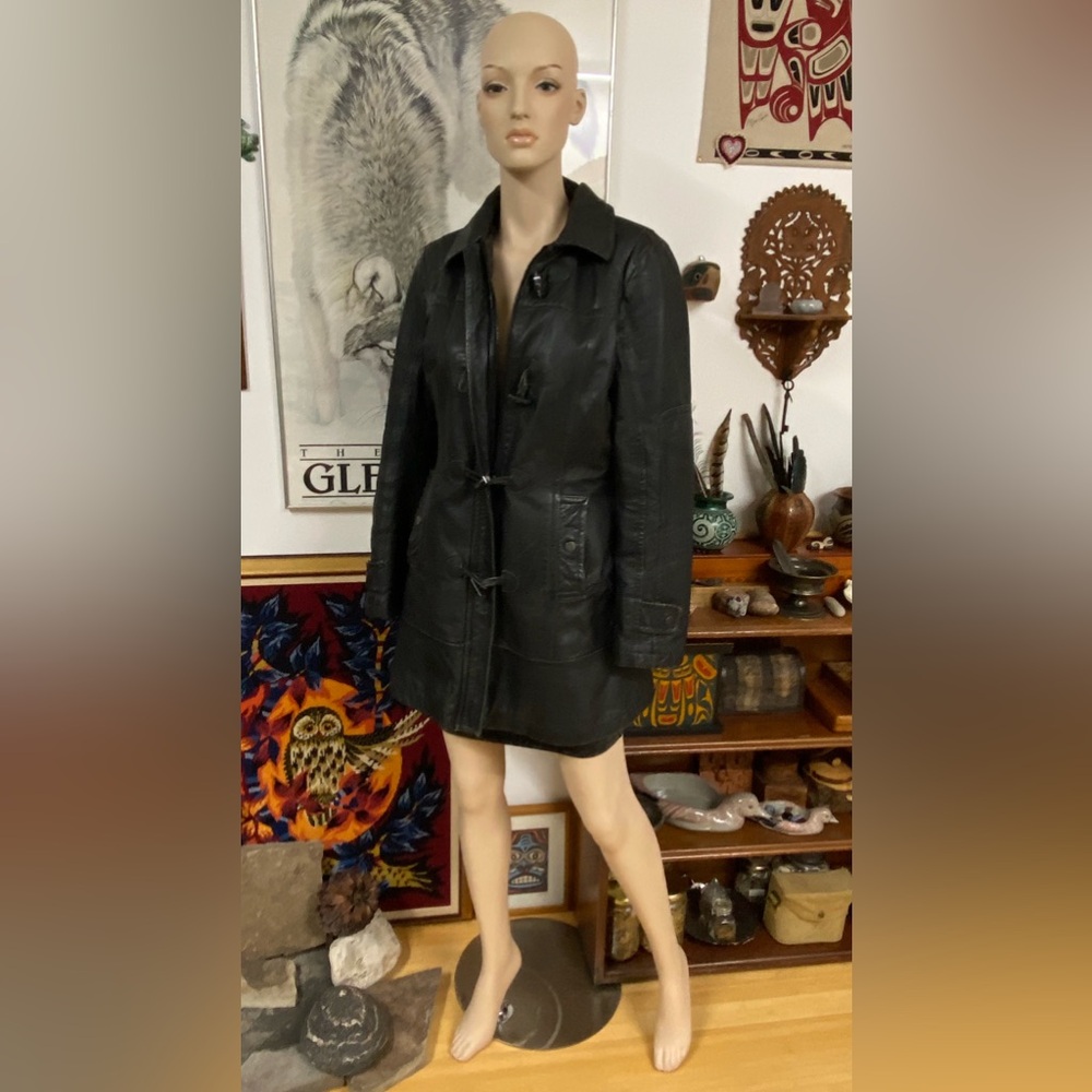 Assassin Style Leather Jacket - Picture 4 of 10